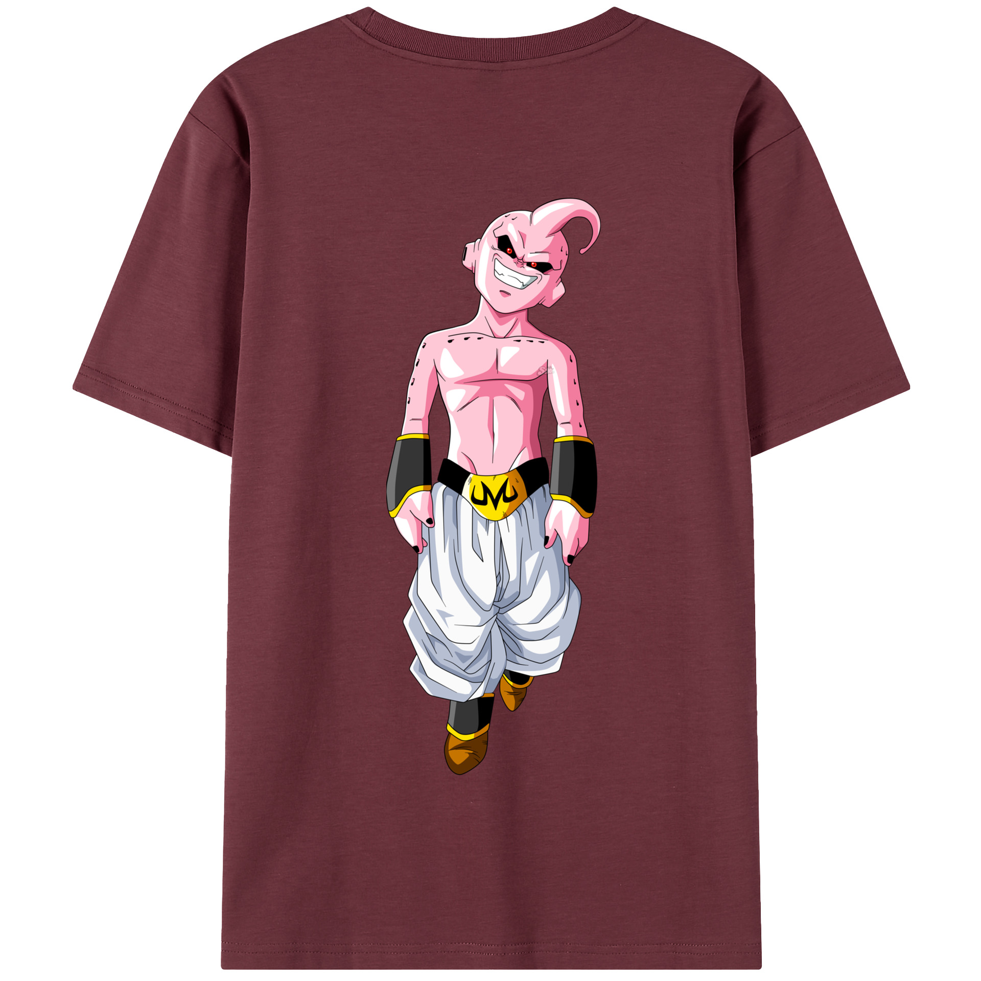 （画像用） ドラゴンボール 魔人ブウ DRAGON BALL Majin Buu 綿100％半袖Tシャツ（背面プリント）